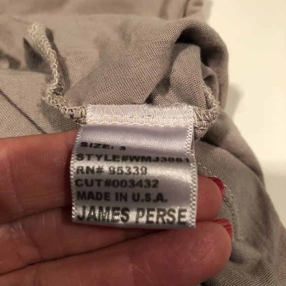 James Perse Tee. size 3 taupe - Picture 3 of 4